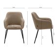 Kick dining chair Daan - Beige