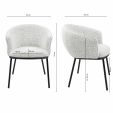 Kick Duke Dining Chair - Black/White