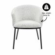 Kick Duke Dining Chair - Black/White