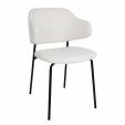 Kick dining chair Ella - White