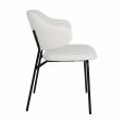 Kick dining chair Ella - White