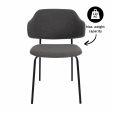 Kick dining chair Ella - Dark Grey