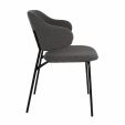 Kick dining chair Ella - Dark Grey