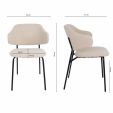 Kick dining chair Ella - Beige