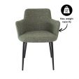 Kick dining chair Emma - Green