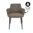 Kick dining chair Emma - Taupe