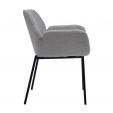 Kick dining chair Fitz - Grey