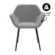 Kick dining chair Fitz - Grey