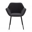 Kick dining chair Fitz - Dark Grey