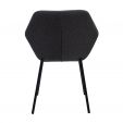 Kick dining chair Fitz - Dark Grey