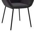 Kick dining chair Fitz - Dark Grey