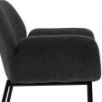 Kick dining chair Fitz - Dark Grey