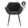 Kick dining chair Fitz - Dark Grey