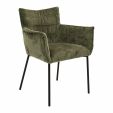 Kick dining chair Goos - Green