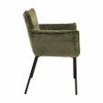 Kick dining chair Goos - Green