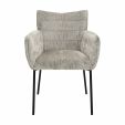 Kick dining chair Goos - Grey/Beige