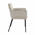 Kick dining chair Goos - Grey/Beige