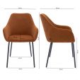 Kick dining chair Guus - Terra