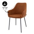 Kick dining chair Guus - Terra