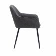 Kick dining chair Ivar - Dark Grey