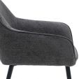 Kick dining chair Ivar - Dark Grey