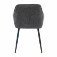 Kick dining chair Ivar - Dark Grey