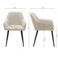 Kick dining chair Ivar - Champagne