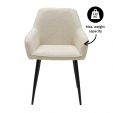 Kick dining chair Ivar - Champagne