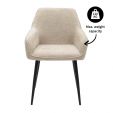 Kick dining chair Ivar - Beige