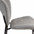 Kick dining chair Ize - Grey