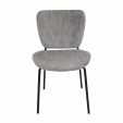 Kick dining chair Ize - Grey