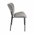 Kick dining chair Ize - Grey