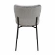 Kick dining chair Ize - Grey