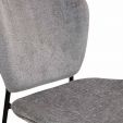 Kick dining chair Ize - Grey