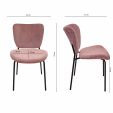 Kick dining chair Ize - Pink