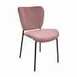 Kick dining chair Ize - Pink