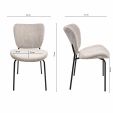 Kick dining chair Ize - Beige