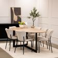 Kick dining chair Ize - Beige