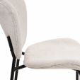 Kick dining chair Ize - Crème