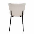 Kick dining chair Ize - Crème