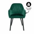 KICK Jane Dining Chair - Dark Green