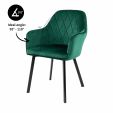 KICK Jane Dining Chair - Dark Green