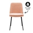 Kick dining chair Amy - Pink