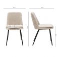 Kick dining chair Amy - Champagne