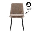 Kick dining chair Jet - Taupe