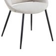 Kick dining chair Job - White