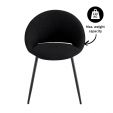 Kick dining chair Job - Black