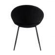 Kick dining chair Job - Black