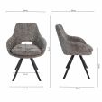 Kick dining chair Jorn - Dark Grey