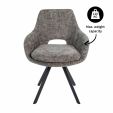 Kick dining chair Jorn - Dark Grey